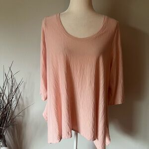 Mercer & Madison Soft Pink Long Sleeve Top